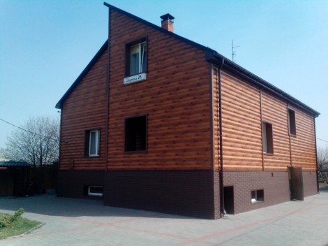 Сайдинг под бревно  