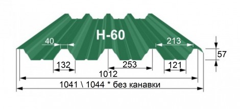 Профнастил Dzhun Н 60